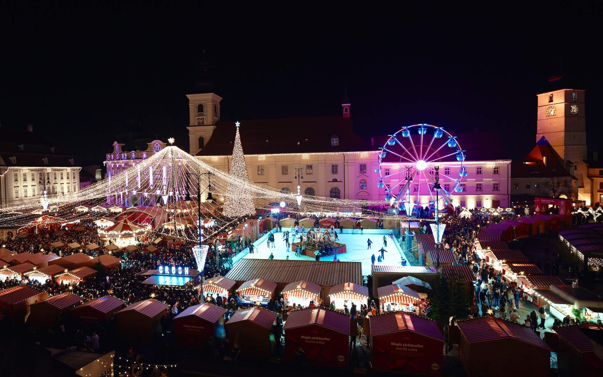 Târgul de Crăciun din Sibiu, Piața Mare